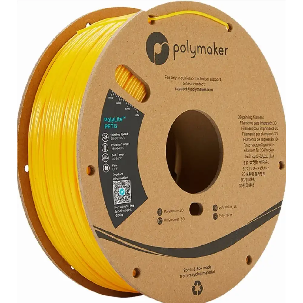 Polymaker PolyLite PETG Filament Çeşitleri