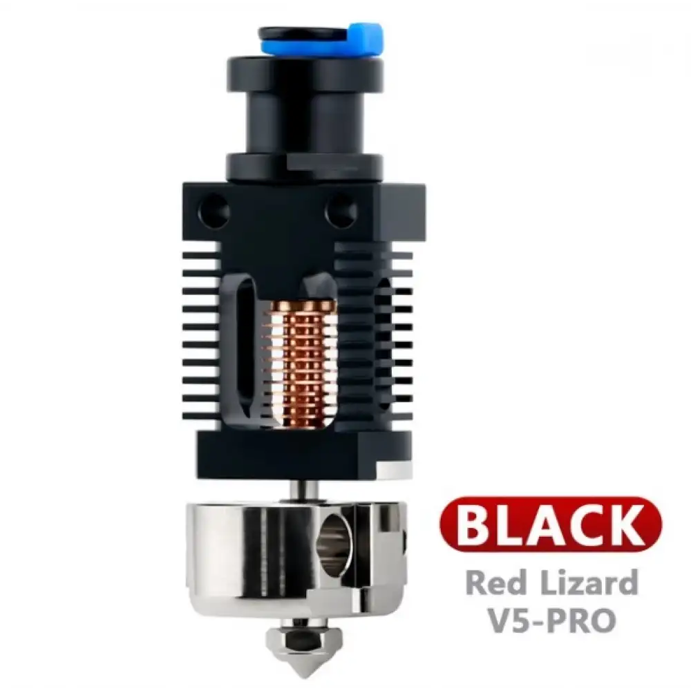 Redlizard Siyah K1 Üst Kalite Hotend Seti (Creality Uyumlu)