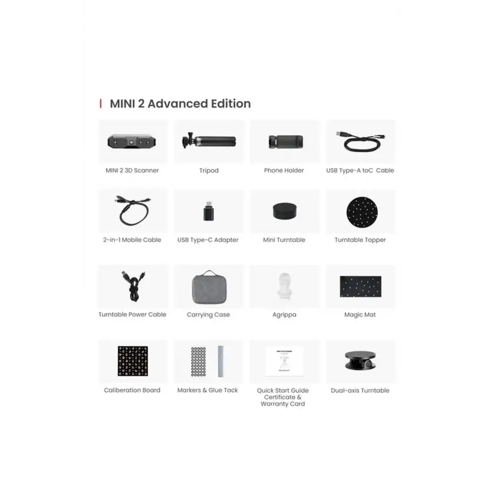 Revopoint 3D Scanner MINI 2 Advanced Edition