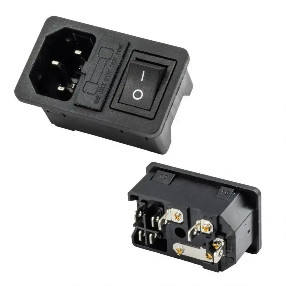 Sigortalı Anahtarlı Power Düğmesi Kulaksız IC-214A-S