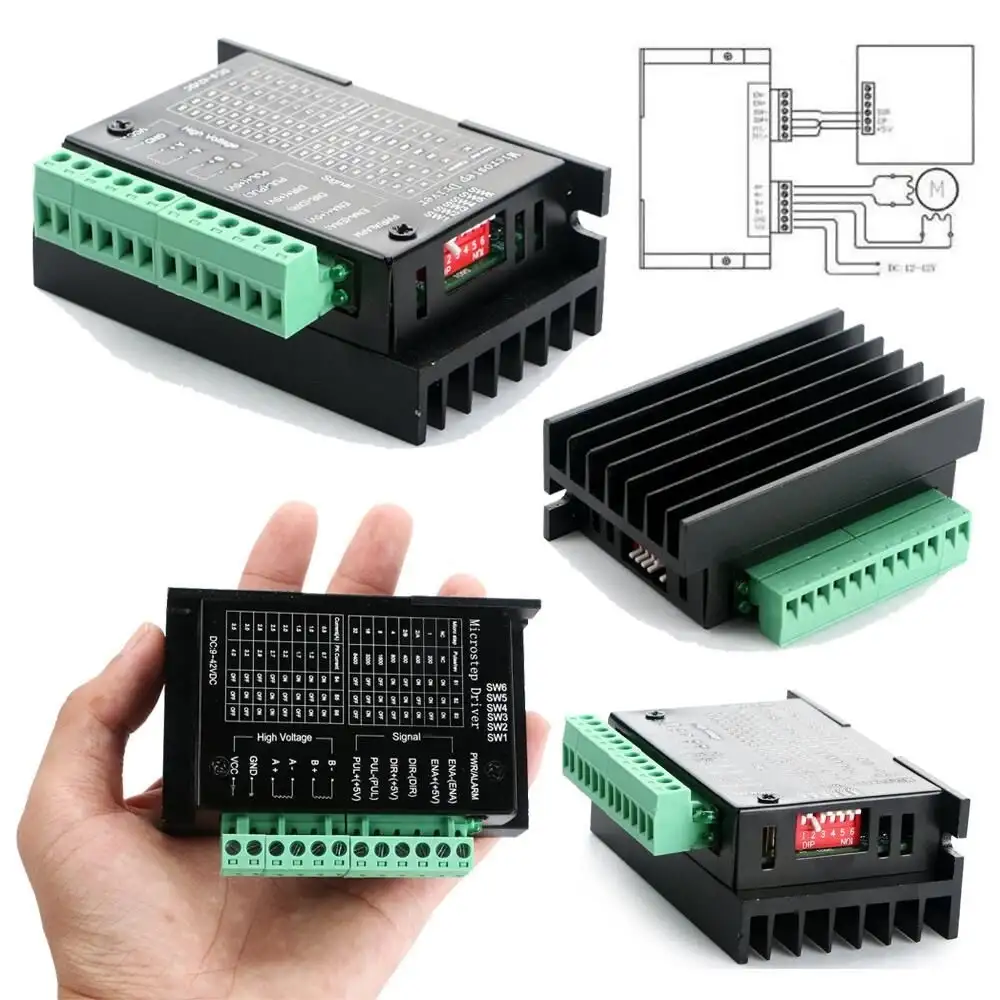TB6600 4.5A Step Motor Sürücü