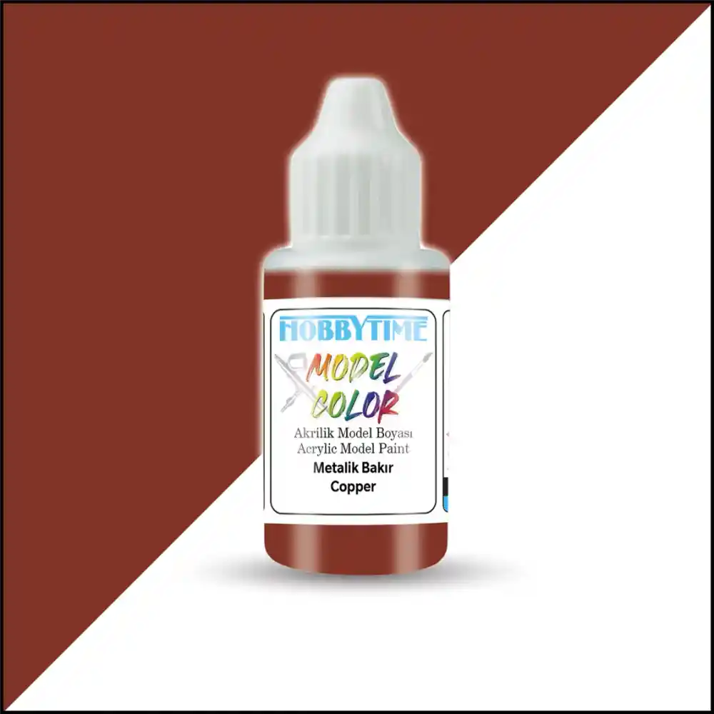 Hobbytime 18 Ml. Akrilik Model Boyası Metalik Bakır