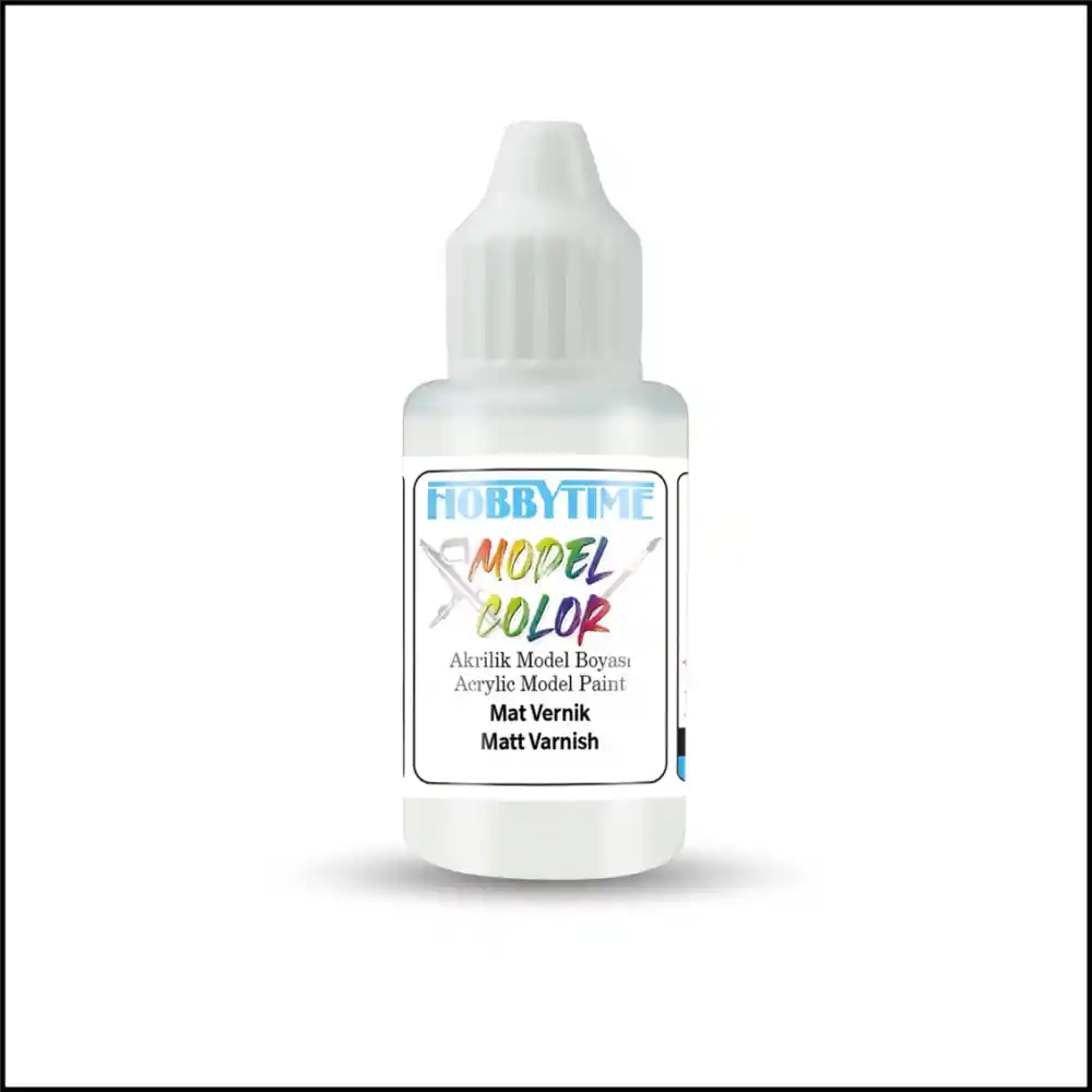 Hobbytime 18 Ml. Akrilik Model Boyası Mat Vernik