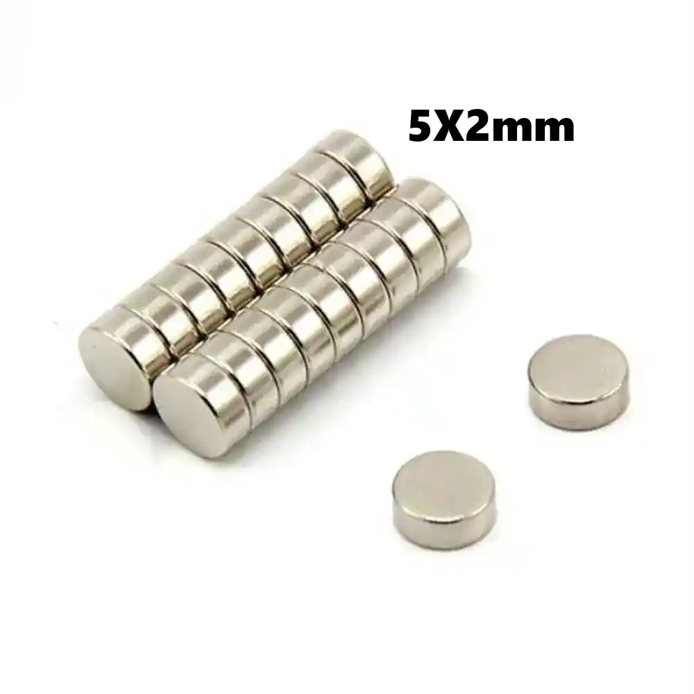 Yuvarlak Neodyum Mıknatıs 5X2mm