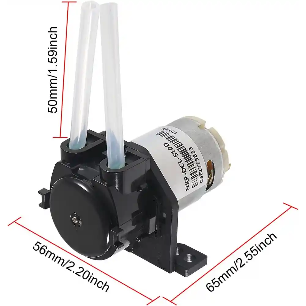 12V Peristaltik Sıvı Pompası -  Silikon Tüp