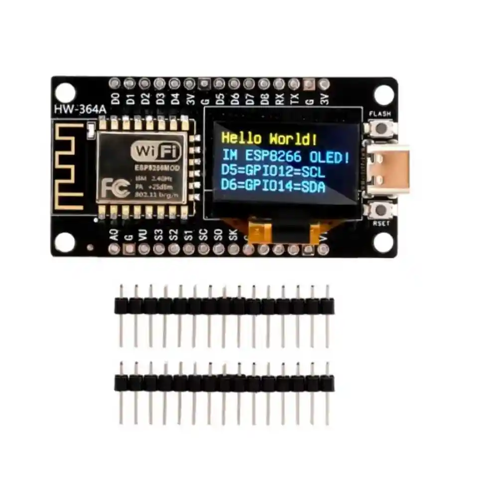 OLED Wifi Geliştirme Modülü Type-C