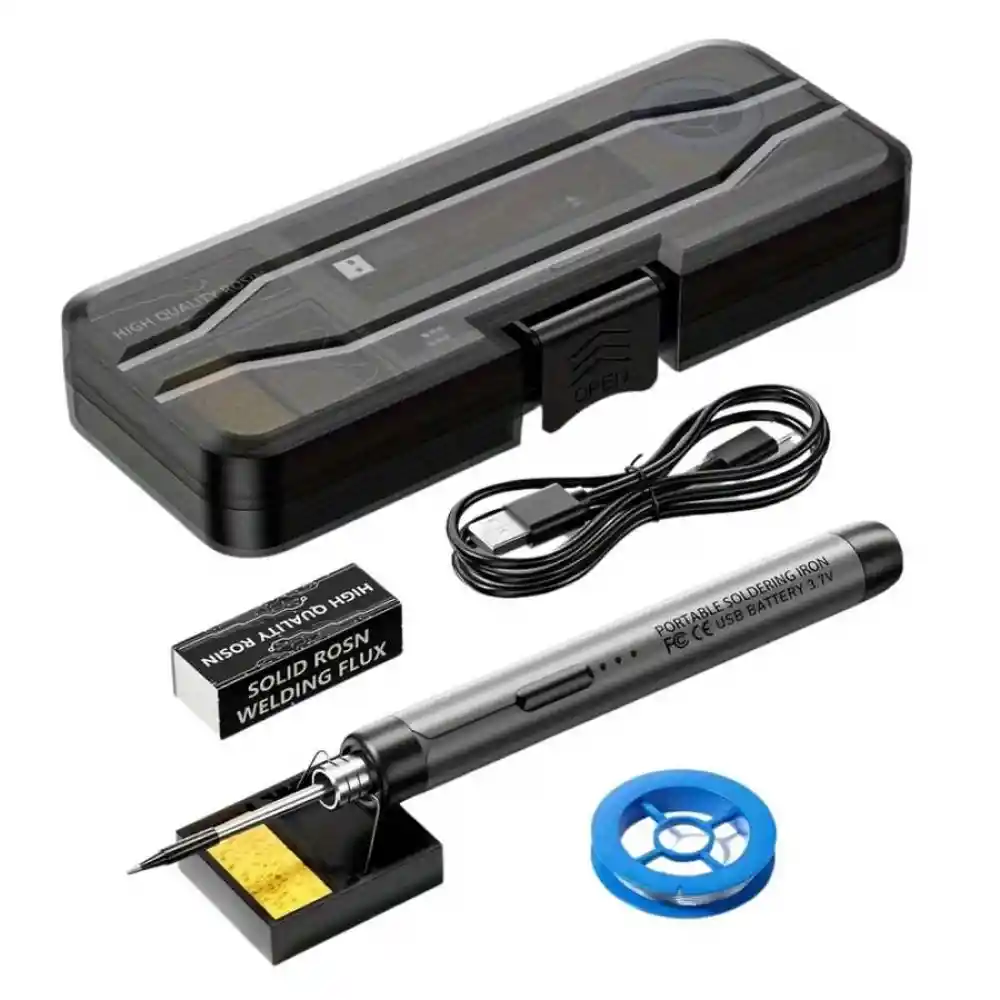 Şarjlı Havya Kalemi Seti USB 5V/8W - Kutulu
