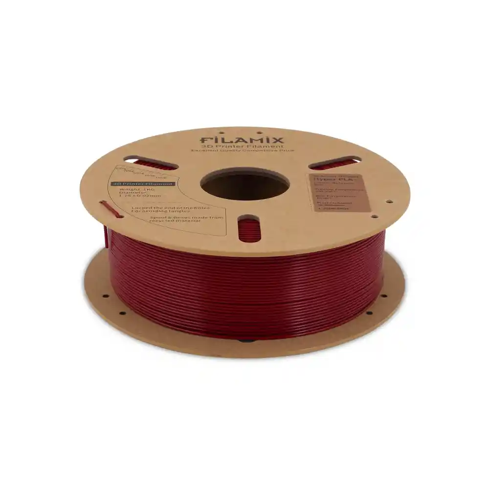 Filamix Rapid PLA+ Filament - Burgundy Red