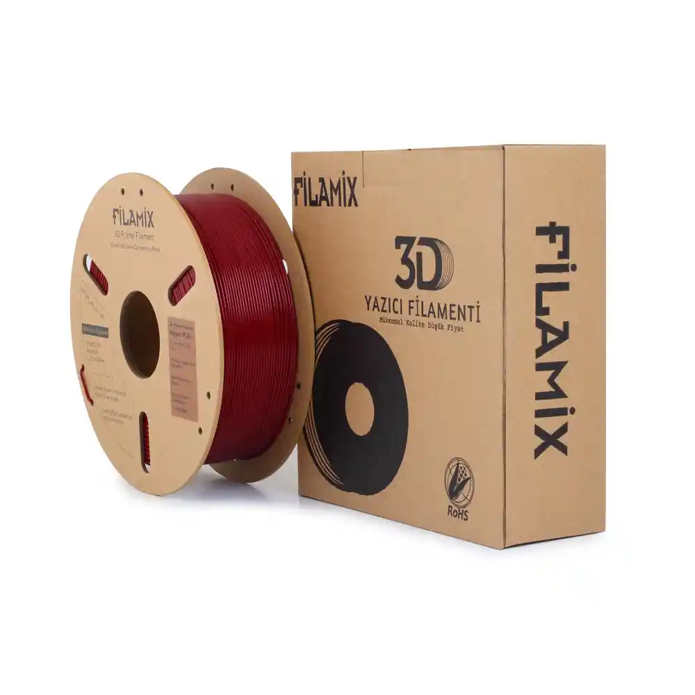 Filamix Rapid PLA+ Filament - Burgundy Red