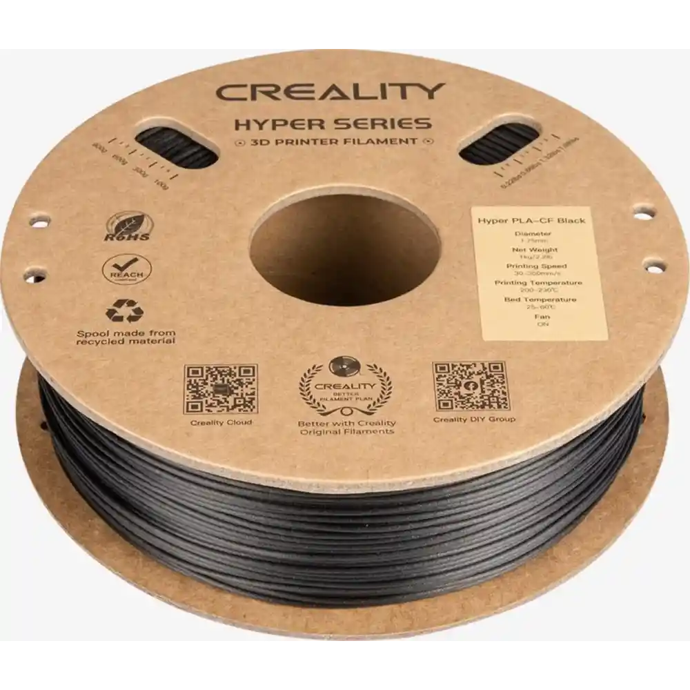 Creality Hyper PLA-CF Siyah Filament 1.75mm 1Kg