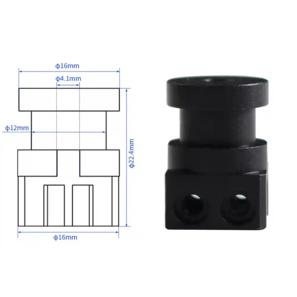 E3D V6 Bambu Lab Hotend Adaptör