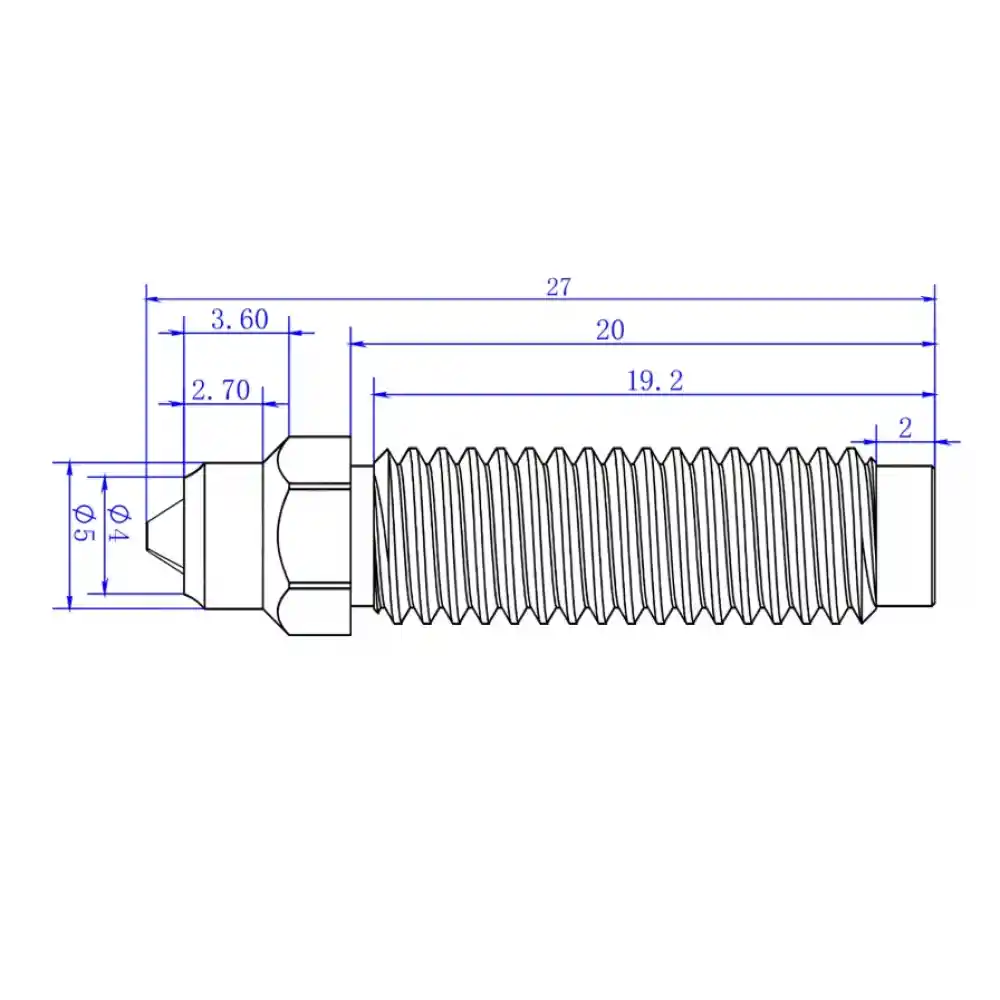 Elegoo Centauri Carbon Bimetal Nozzle Çeşitleri