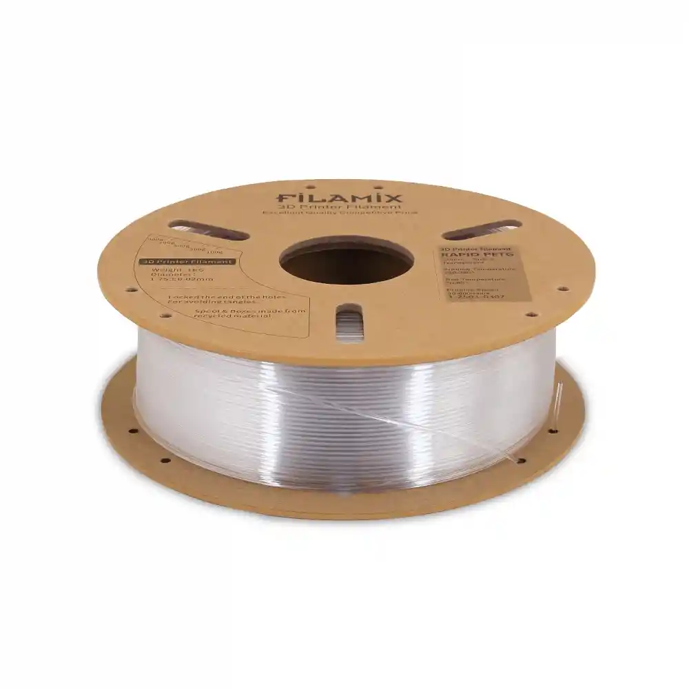 Filamix Rapid PETG Filament - Space Transparent
