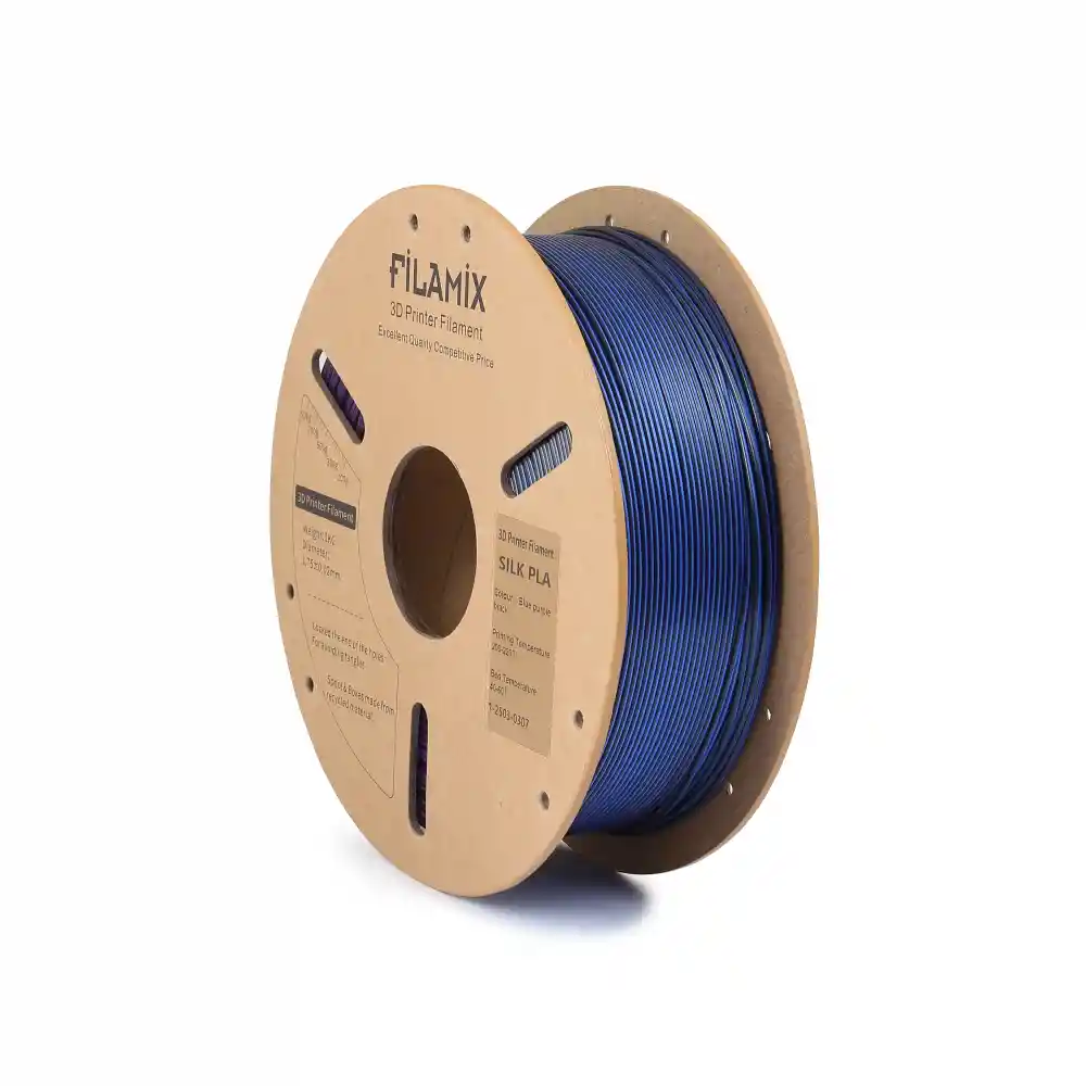 Filamix Silk PLA Filament - Blue Purple Black