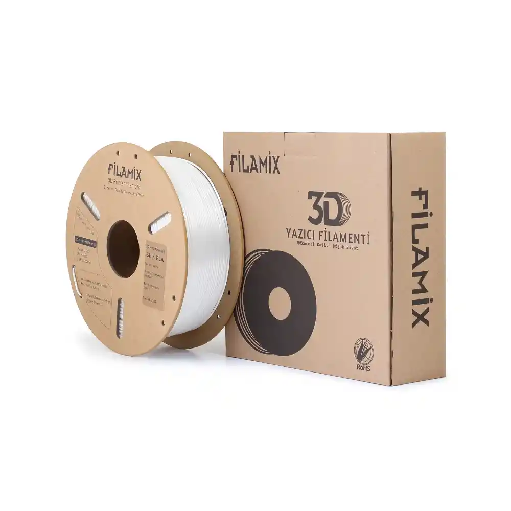 Filamix Silk PLA Filament - White