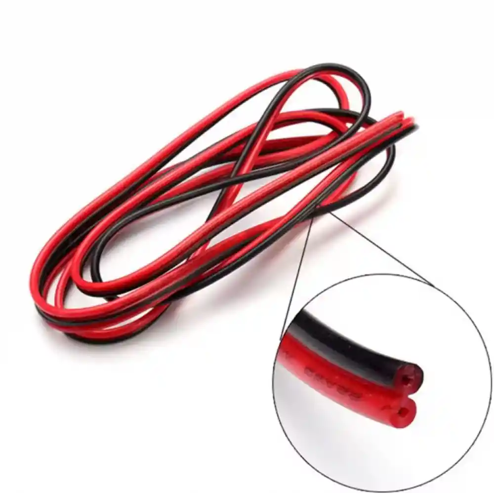 Kırmızı - Siyah Montaj Kablosu 1 Metre (26 AWG)