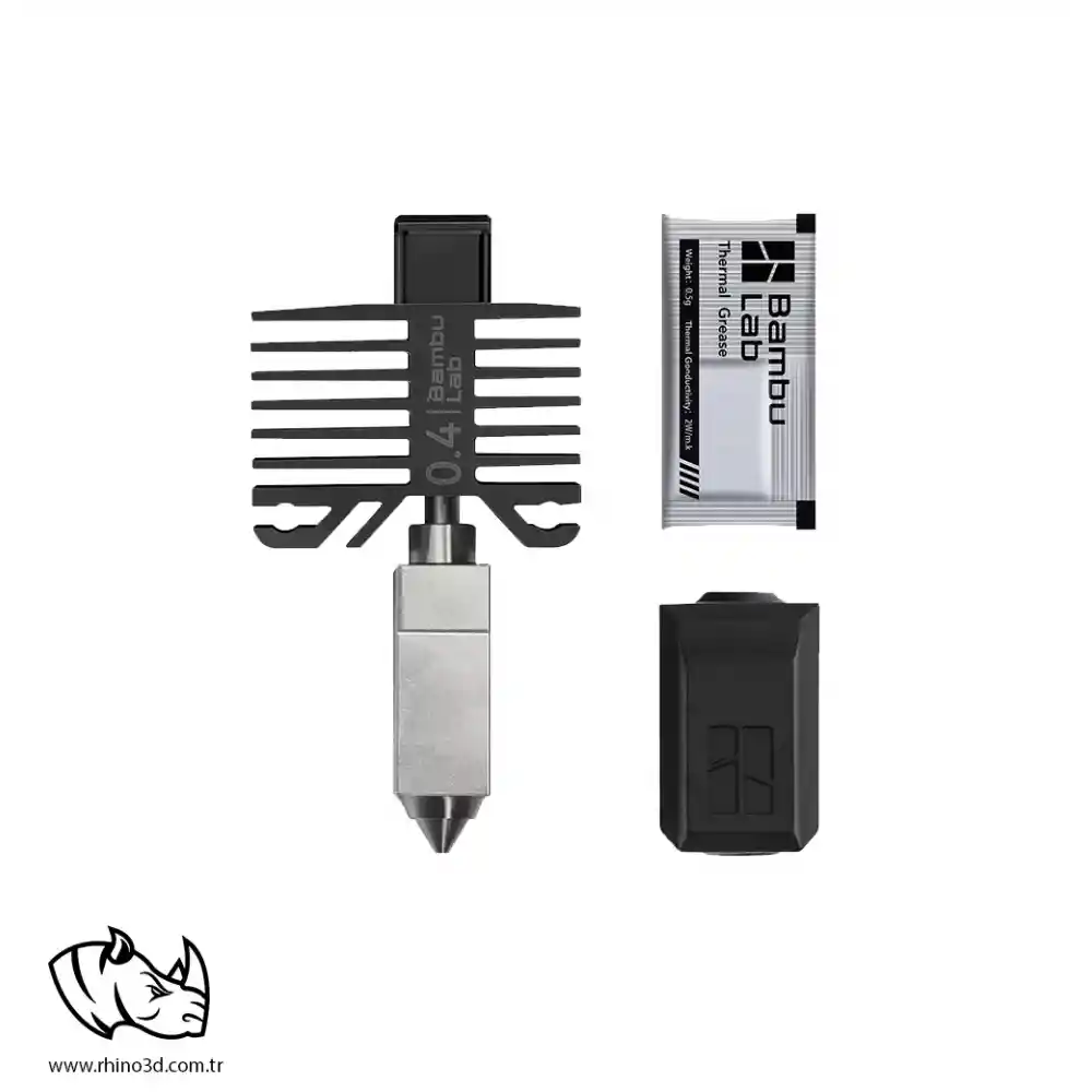 Orijinal Sertleştirilmiş Çelik Bambulab P1P / P1S / X1C Hotend Seti