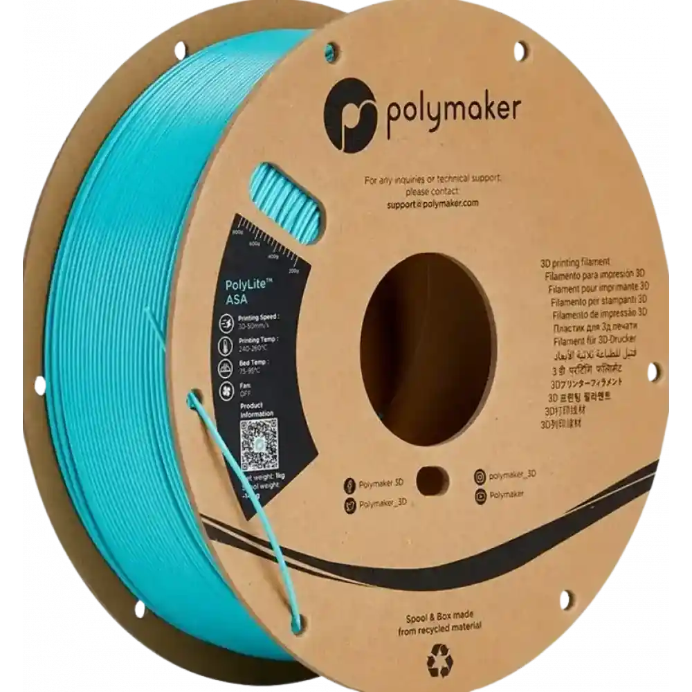 Polymaker PolyLite Asa Filament - Teal