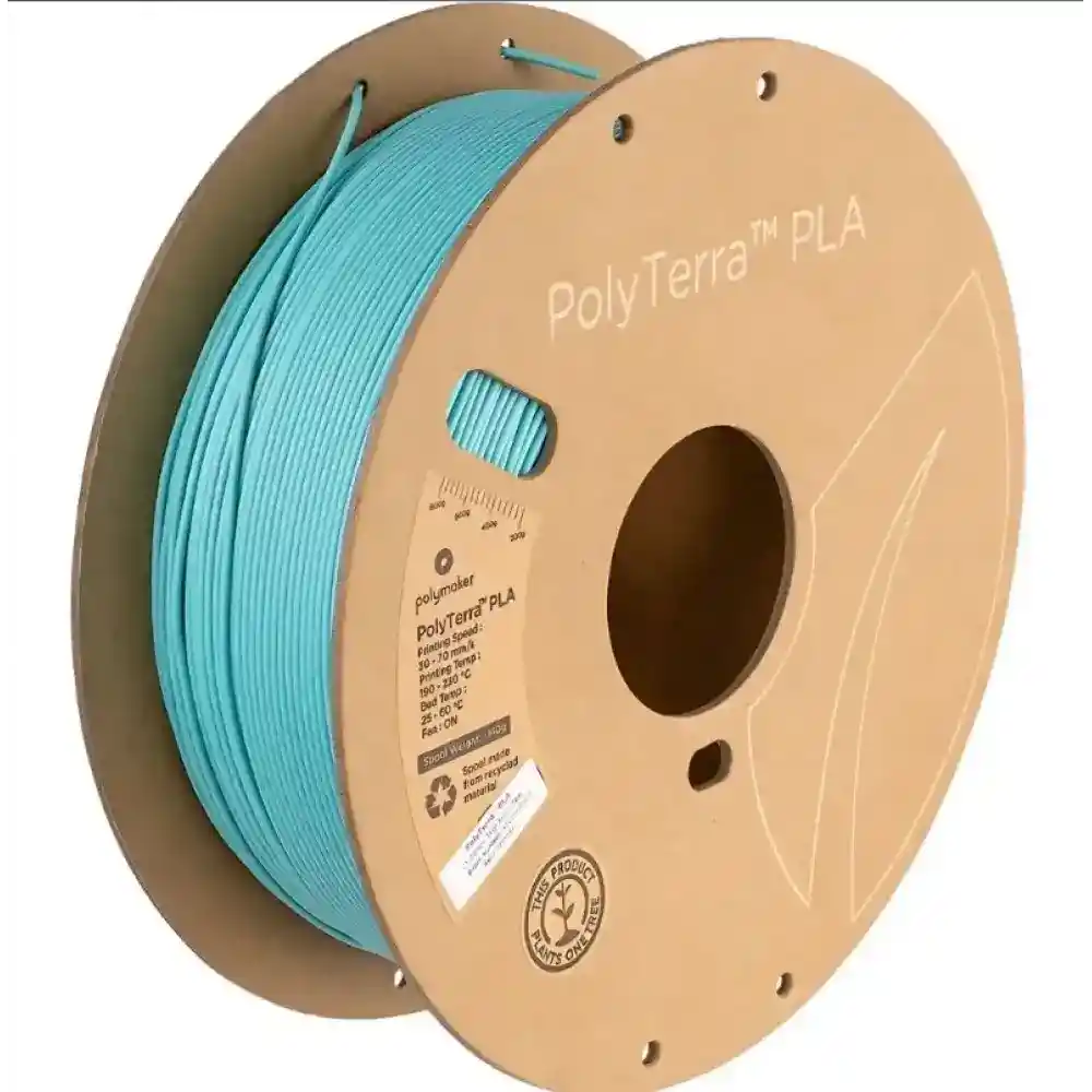 Polymaker PolyTerra Matte PLA Filament - Arctic Teal