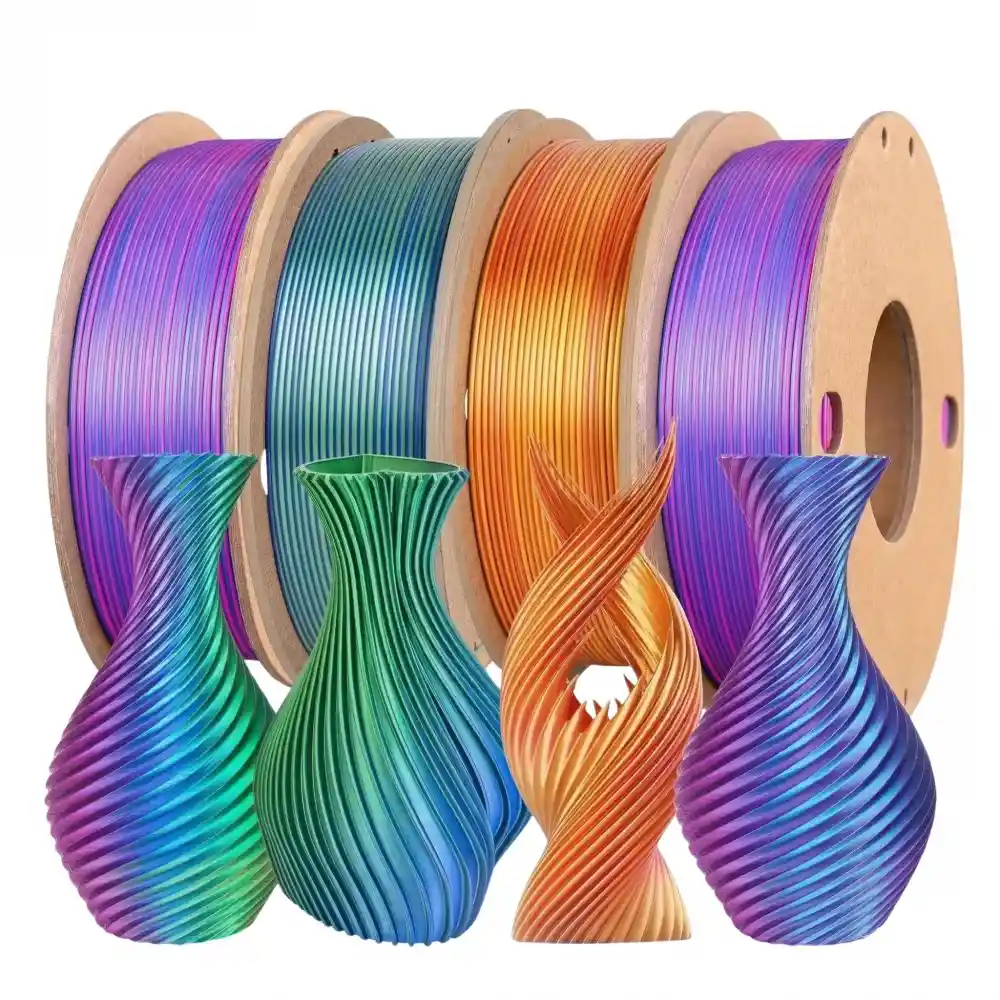 RhinoLab PLA Silk Dual-Mystic Filament 4 Adet