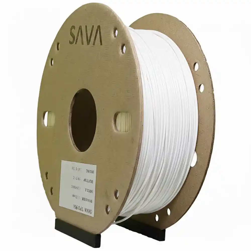 SAVA 95A TPU Filament - White