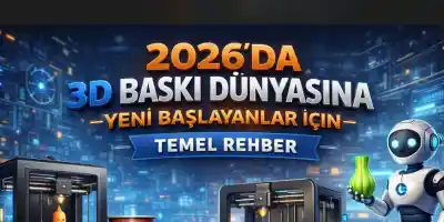 2026da 3D Baskı Dünyasına Yeni Başlayanlar İçin Temel Rehber