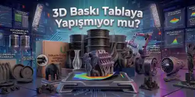 3D Baskı Tablaya Yapışmıyor mu?