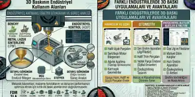 3D Baskının Endüstriyel Kullanım Alanları