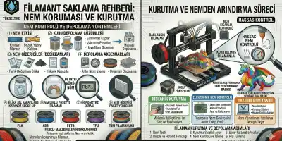 Filament Saklama Rehberi: Nem Koruması ve Kurutma
