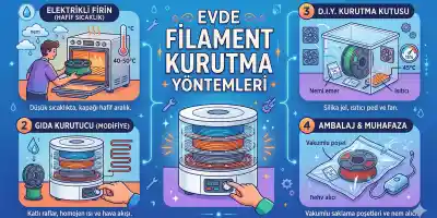Evde Filament Kurutma Yöntemleri