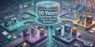 2026nın En Kapsamlı 3D Yazıcı Tavsiyesi ve Satın Alma Rehberi
