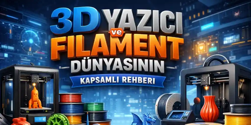 3D Yazıcı ve Filament Dünyasının Kapsamlı Rehberi