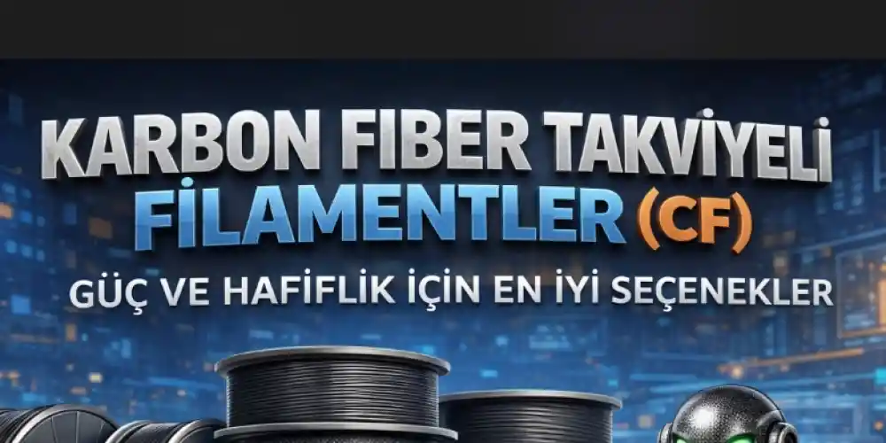 Karbon Fiber Takviyeli Filamentler (CF): Güç ve Hafiflik İçin En İyi Seçenekler