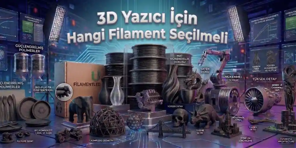 3D Yazıcı İçin Hangi Filament Seçilmeli