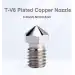 Trianglelab E3D V6 Bakır Kaplı Nozzle Çeşitleri