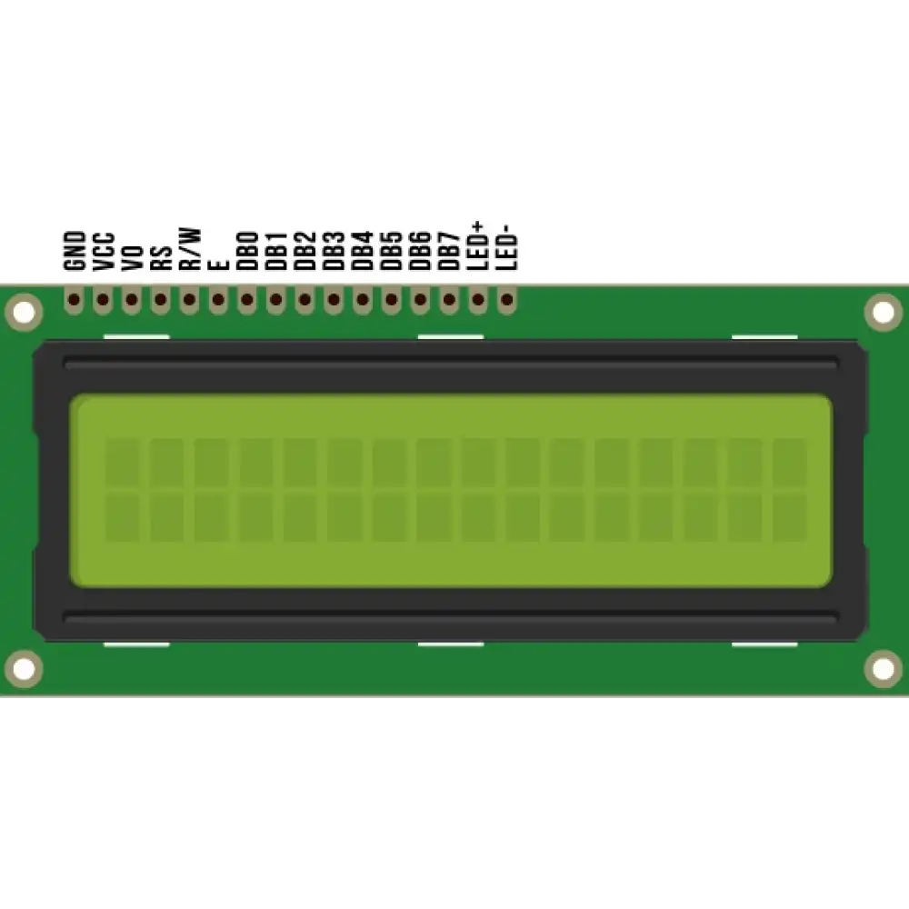 16x02 Arduino LCD Ekran - 1602 Mavi LCD Ekran