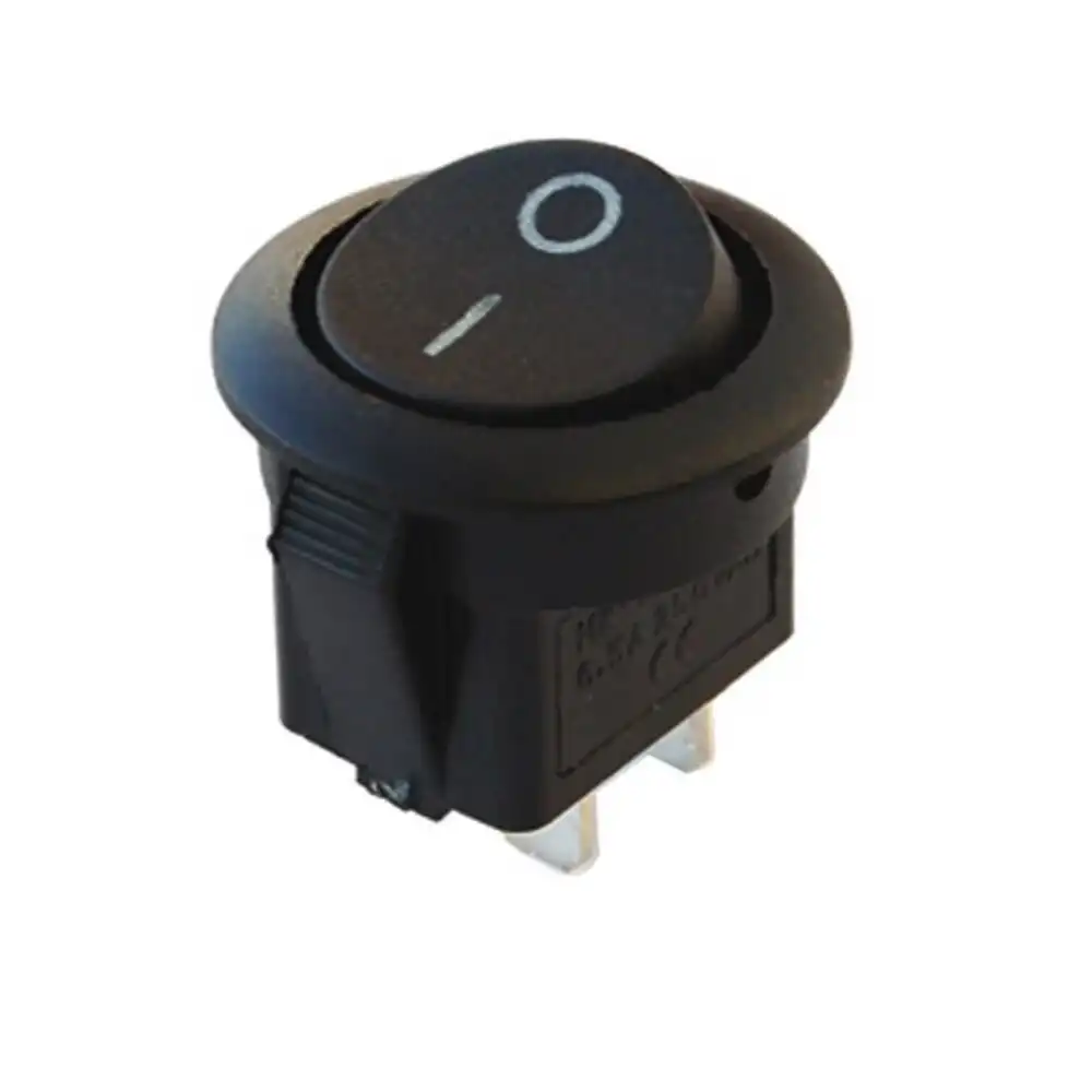 2 Pinli Işıksız Yuvarlak Açma-Kapama Anahtarı (IC-133 )