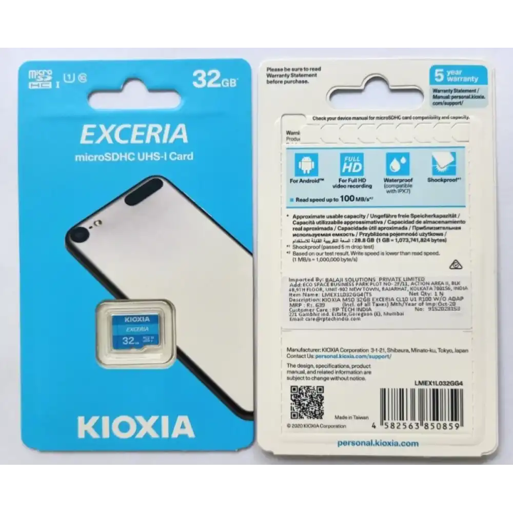 32 GB MicroSD Hafıza Kartı