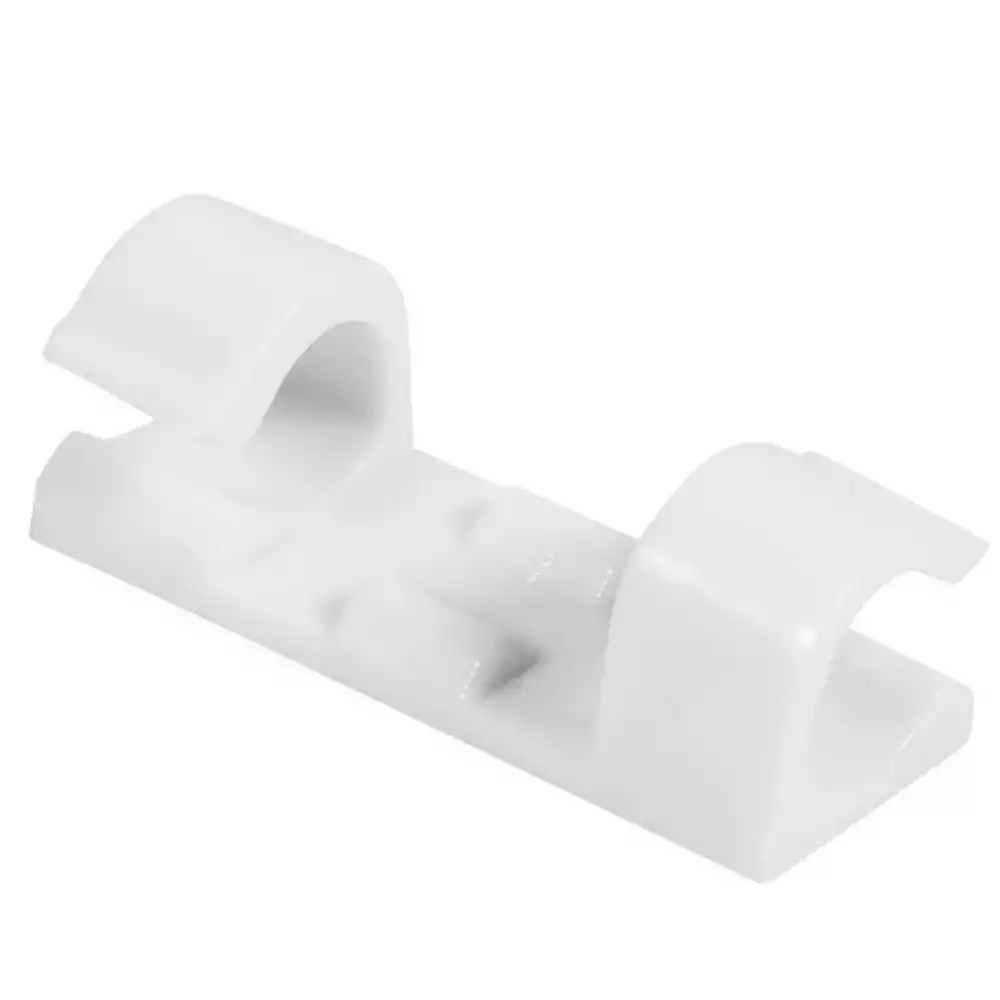 3M Yapışkanlı 20li Beyaz Kablo Sabitleyici Düzenleyici Klips