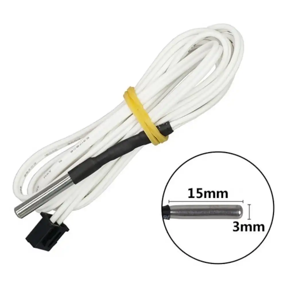 3mm HT-NTC 100K 300 Derece 1,2m Termistör