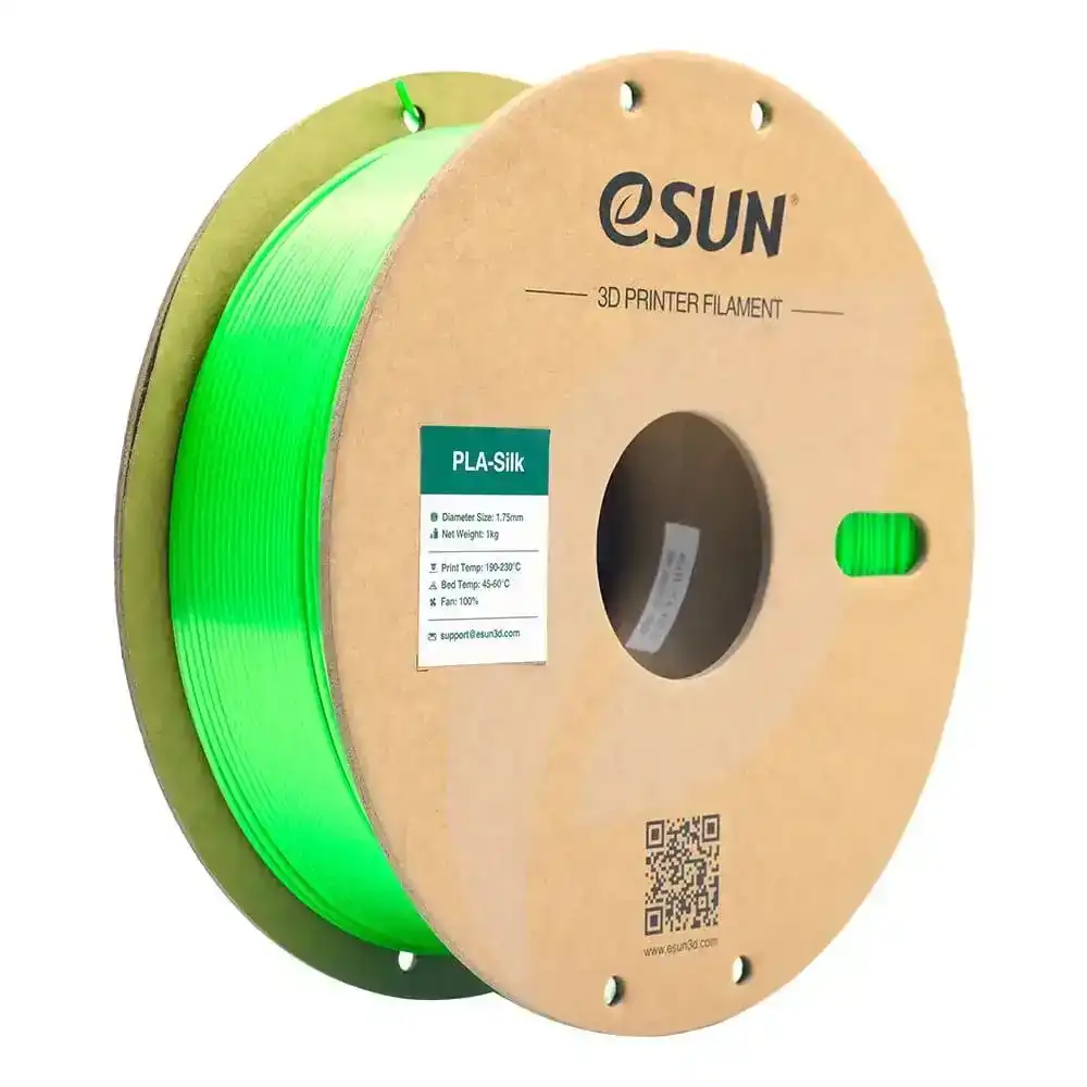 Esun E-Silk PLA+ Filament - Green