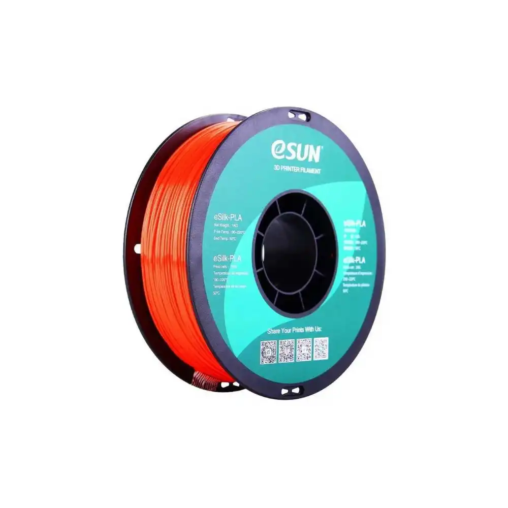 Esun E-Silk PLA+ Filament - Dark Orange