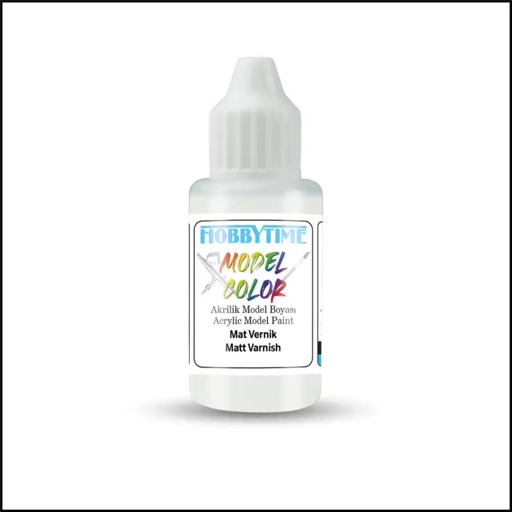 Hobbytime 18 Ml. Akrilik Model Boyası Mat Vernik