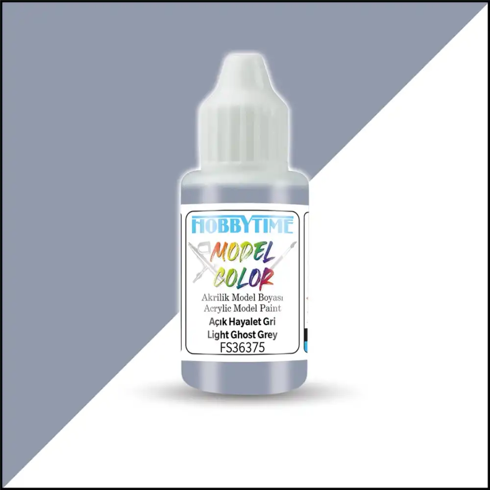 Hobbytime 18 Ml. Akrilik Model Boyası Açık Hayalet Gri