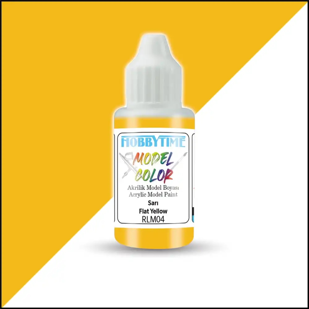 Hobbytime 18 Ml. Akrilik Model Boyası Sarı