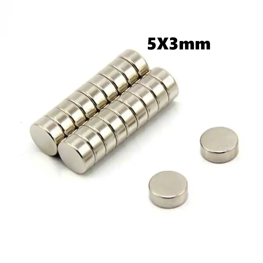 Yuvarlak Neodyum Mıknatıs 5X3mm