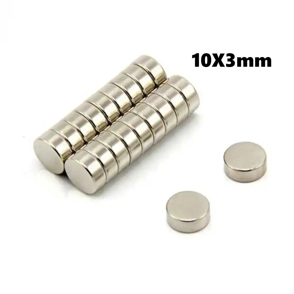 Yuvarlak Neodyum Mıknatıs 10X3mm