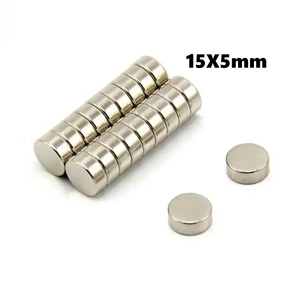 Yuvarlak Neodyum Mıknatıs 15X5mm