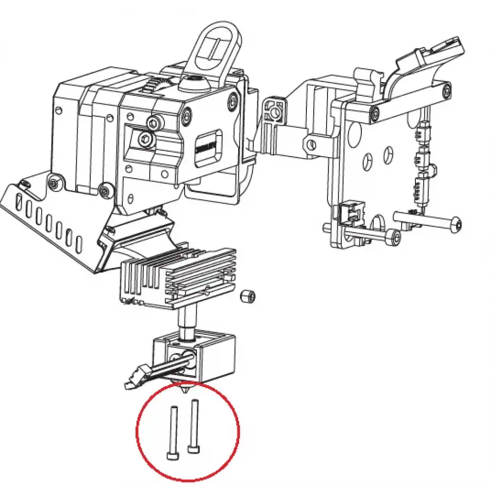 Ender 3 S1 Isıtıcı Blok Civatası (2 Adet)