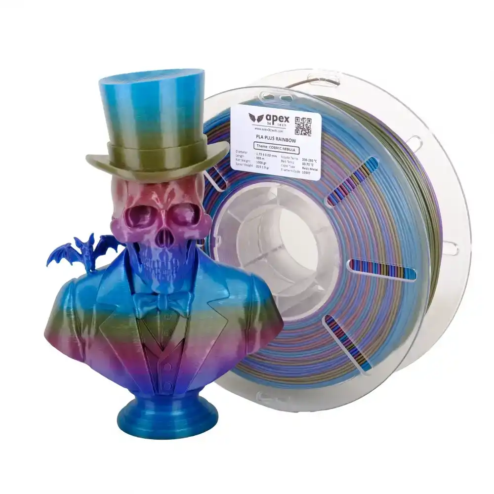 Apex3D Rainbow PLA Filament - Cosmic Nebula